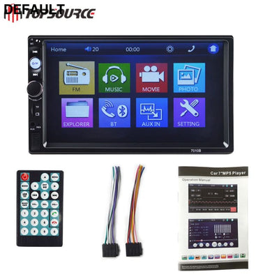 2 din Car Radio 7’’ HD Autoradio Multimedia Player 2DIN Touch Screen Auto audio Stereo MP5 BT USB TF FM Camera DVD GPS