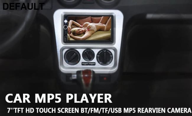 2 din Car Radio 7’’ HD Autoradio Multimedia Player 2DIN Touch Screen Auto audio Stereo MP5 BT USB TF FM Camera DVD GPS