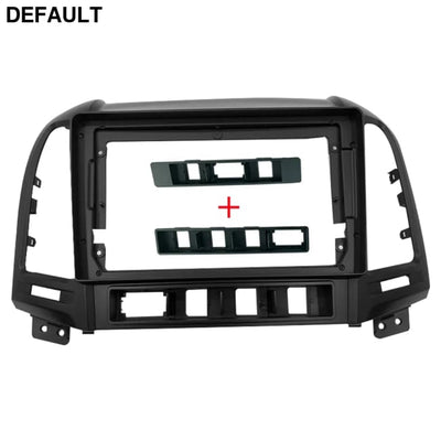 2 Din Car Radio Installation GPS Plastic Fascia Panel Frame and Cable for HYUNDAI Santa Fe IX45 2006~2012 Dash Mount