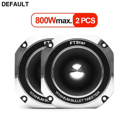 2 Pcs 3 inch Car Speakers Titanium Tweeter Max. Power 800W Full Range Frequency Automotive 1 Set Stereo CHINA Tweeters