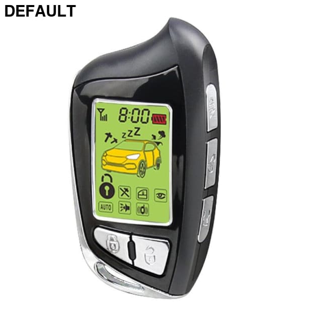 2 Way Car Alarm System Autostart Security Vibration Sound Light Prompt of Anti-Theft Alert Burglar Remote Control