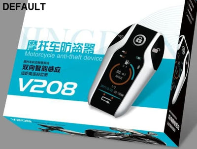 2 way Motorcycle Anti-theft Security Alarm System Scooter Burglary Vibration Remote Engine Start 5meter Auto-lock V208