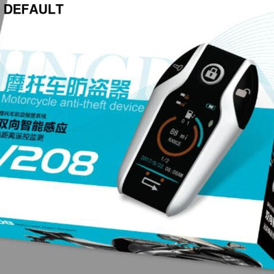 2 way Motorcycle Anti-theft Security Alarm System Scooter Burglary Vibration Remote Engine Start 5meter Auto-lock V208