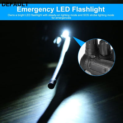 2 x Baofeng BF-888S Walkie Talkies Two Way Radio UHF 16CH 400-470MHZ Long Range Black Portable Radios Best Selling