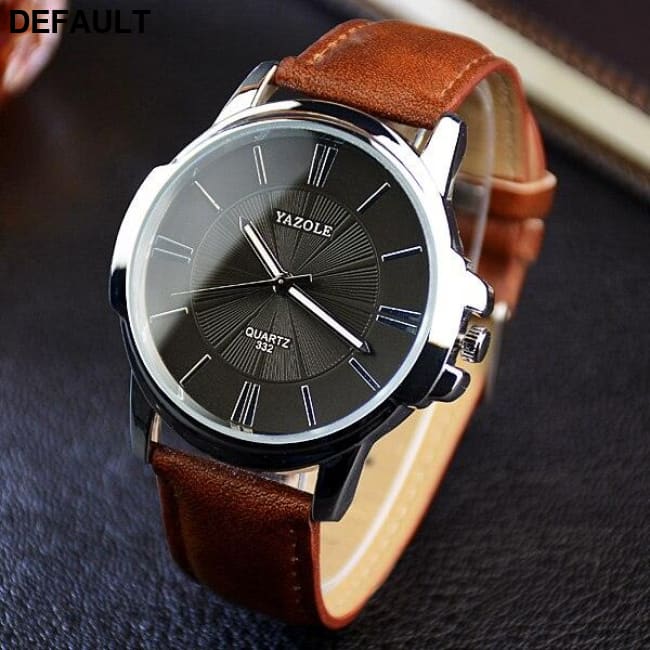 2018 Yazole Men’s Watch coffe black Men Quartz Watches Best Selling Products