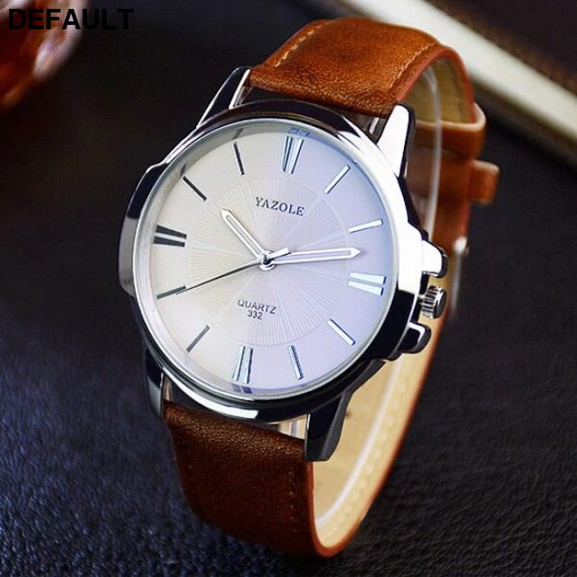 2018 Yazole Men’s Watch coffe white Men Quartz Watches Best Selling Products