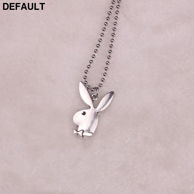 2020 new Women Fashion Cute Long Ear Bunny Pendant Necklaces Charm Playboy Necklace Party Jewelry Collier Femme Men