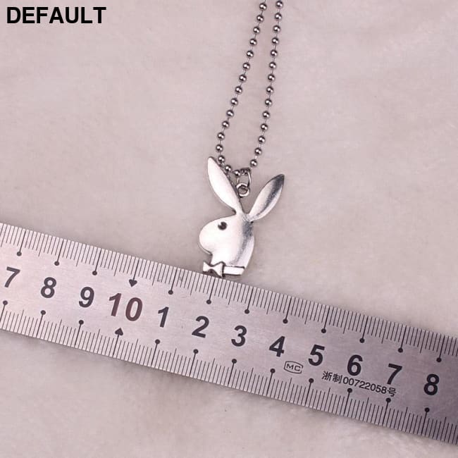 2020 new Women Fashion Cute Long Ear Bunny Pendant Necklaces Charm Playboy Necklace Party Jewelry Collier Femme Men