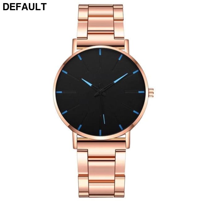 2021 Luxury Men’s Watch: Hot Sale! 5-RoseGold-Blue Men Quartz Watches Best Selling Products