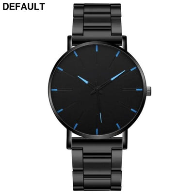 2021 Luxury Men’s Watch: Hot Sale! 6-Black-Blue Men Quartz Watches Best Selling Products