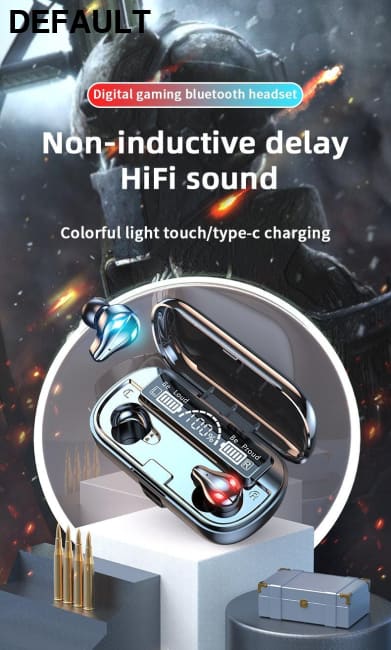 2022 Newest Earphone X9 IPX5 Waterproof True Wireless Hifi Stereo Surround LED Smart Digital Display Gaming Earphones