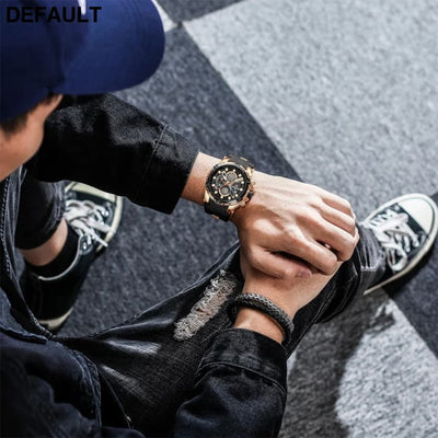 2023 New REWARD Mens Watches Blue Waterproof Top Luxury Brand Chronograph Sport Watch Quartz For Men Wristwatch