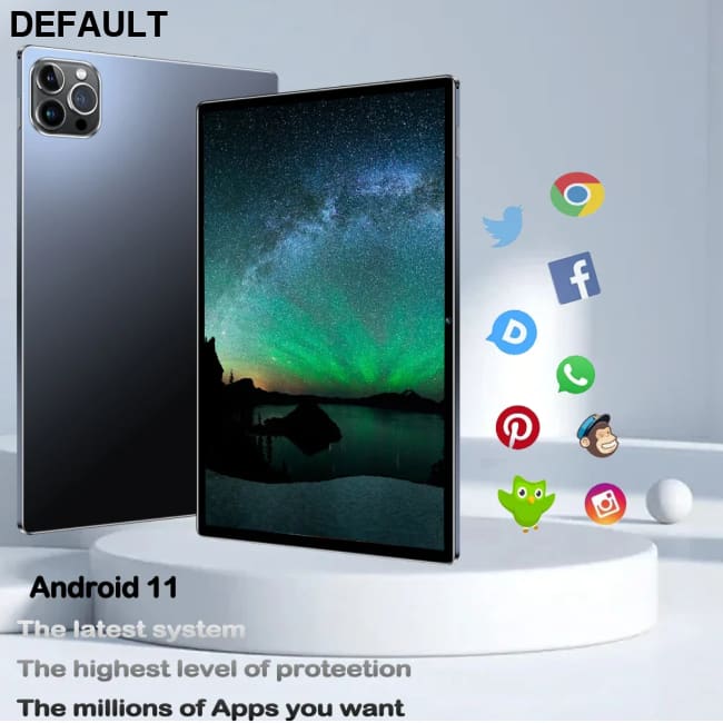 2024 Top selling 10.1-inch Tablet with 4GB RAM 64GB ROM Android 11 System Song Player Global Version 5000 mAh Tablets