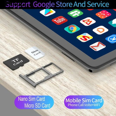 2024 Top selling 10.1-inch Tablet with 4GB RAM 64GB ROM Android 11 System Song Player Global Version 5000 mAh Tablets