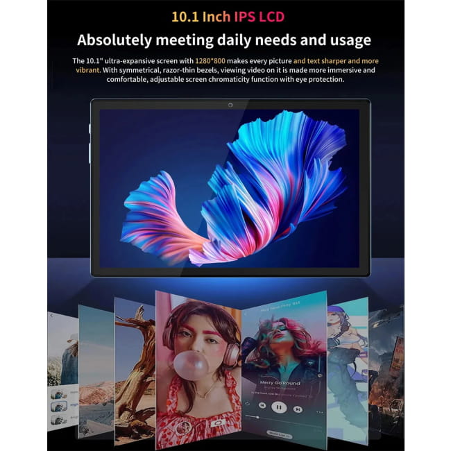 2024 Top selling 10.1-inch Tablet with 4GB RAM 64GB ROM, Tablets Computers