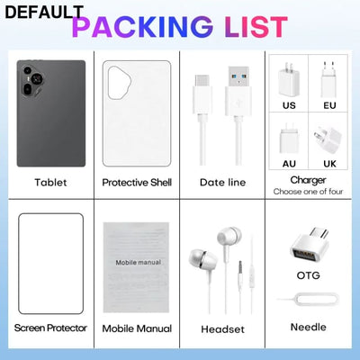 2025 Global Version Original Tablets Pad 7 Ultra Android 14 16GB + 1T 8800mAh Tablet PC WiFi GPS 11inch HD 4K 5G Dual