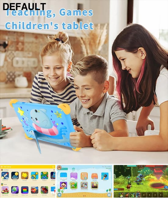 2025 New 7 Inch Cartoon Pattern Kids’ tablets Quad Core 4GB RAM 64GB ROM 5G WiFi Learning Education Games Tablet
