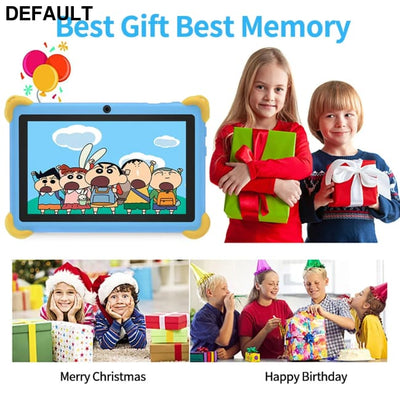 2025 New 7 Inch Cartoon Pattern Kids’ tablets Quad Core 4GB RAM 64GB ROM 5G WiFi Learning Education Games Tablet