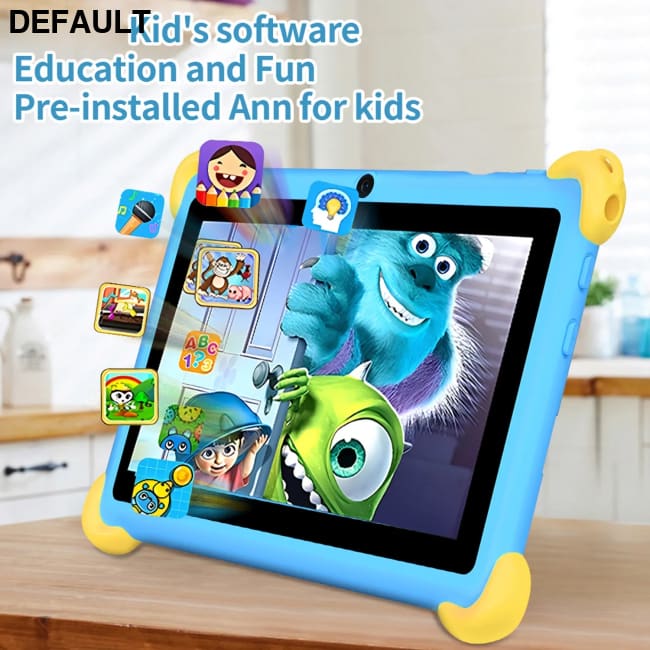 2025 New 7 Inch Cartoon Pattern Kids’ tablets Quad Core 4GB RAM 64GB ROM 5G WiFi Learning Education Games Tablet