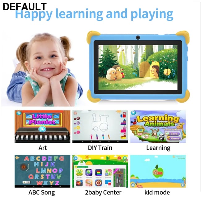 2025 New 7 Inch Cartoon Pattern Kids’ tablets Quad Core 4GB RAM 64GB ROM 5G WiFi Learning Education Games Tablet