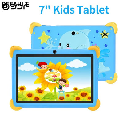 2025 New 7 Inch Cartoon Pattern Kids’ tablets Quad Core 4GB RAM 64GB ROM 5G WiFi Learning Education Games Tablet