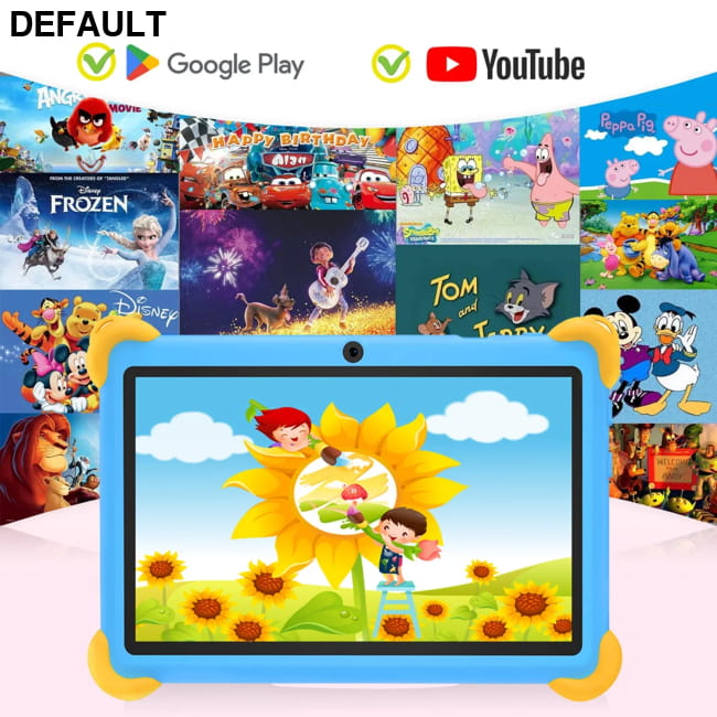 2025 New 7 Inch Cartoon Pattern Kids’ tablets Quad Core 4GB Tablet Computers