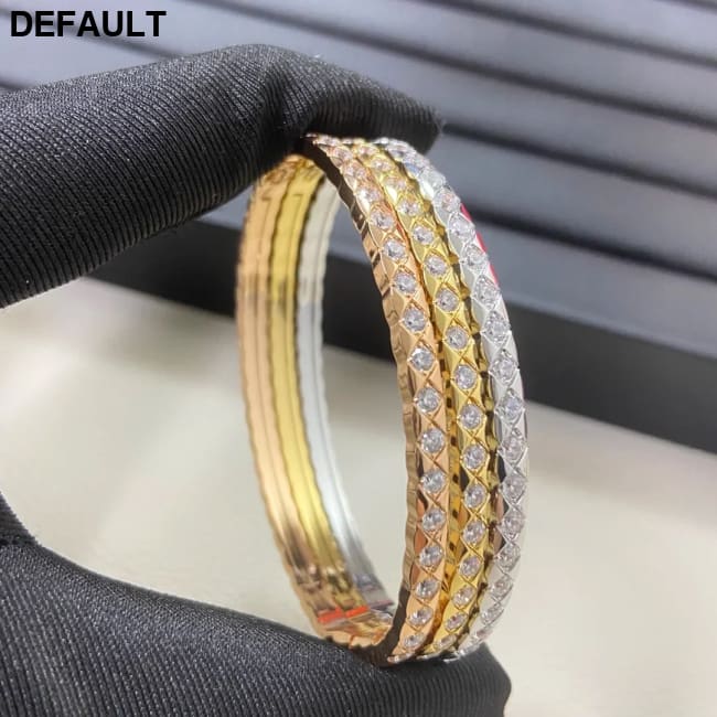 2025 new full diamond narrow version Rhomb bracelet simple light luxury for women’s delicate high quality jewelry gifts