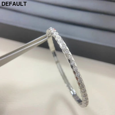 2025 new full diamond narrow version Rhomb bracelet simple light luxury for women’s delicate high quality jewelry gifts