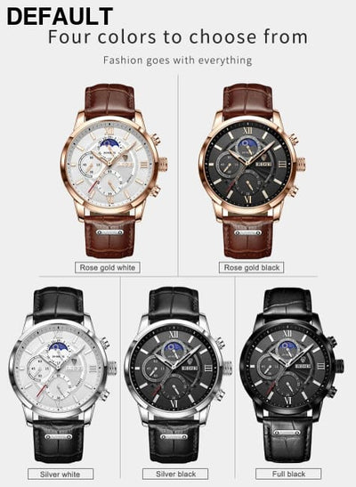 2025 New Mens Watches LIGE Top Brand Luxury Leather Casual Quartz Watch Men’s Sport Waterproof Clock Relogio Masculino