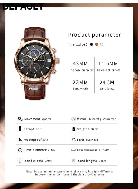 2025 New Mens Watches LIGE Top Brand Luxury Leather Casual Quartz Watch Men’s Sport Waterproof Clock Relogio Masculino
