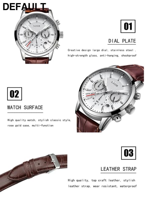 2025 New Mens Watches LIGE Top Brand Luxury Leather Casual Quartz Watch Men’s Sport Waterproof Clock Relogio Masculino