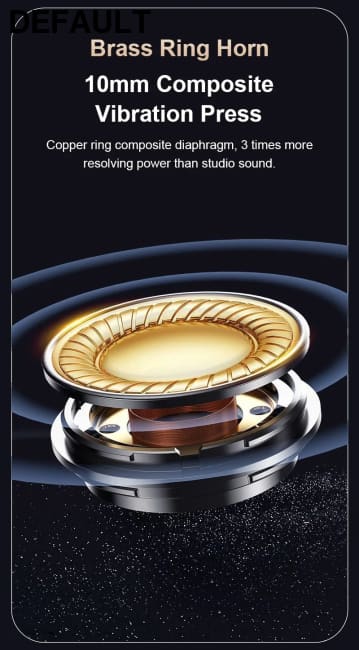 2025 Newest Wired Earphone With Microphone Hifi Music Monitor Bass Headphones Noise Cancelling Headset For Sport Gaming