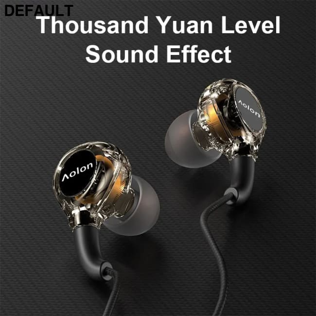 2025 Newest Wired Earphone With Microphone Hifi Music Monitor Bass Headphones Noise Cancelling Headset For Sport Gaming