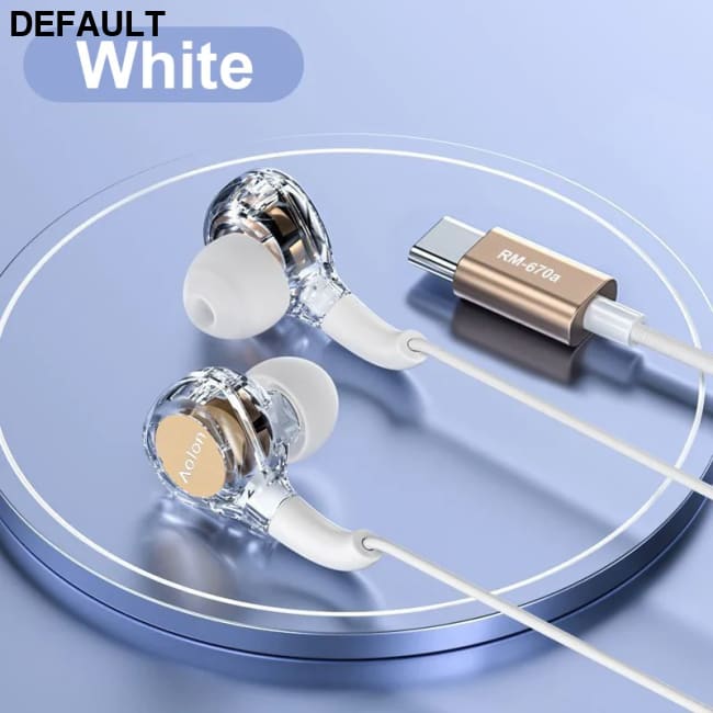 2025 Newest Wired Earphone With Microphone Hifi Music Monitor Bass Headphones Noise Cancelling Headset For Sport Gaming