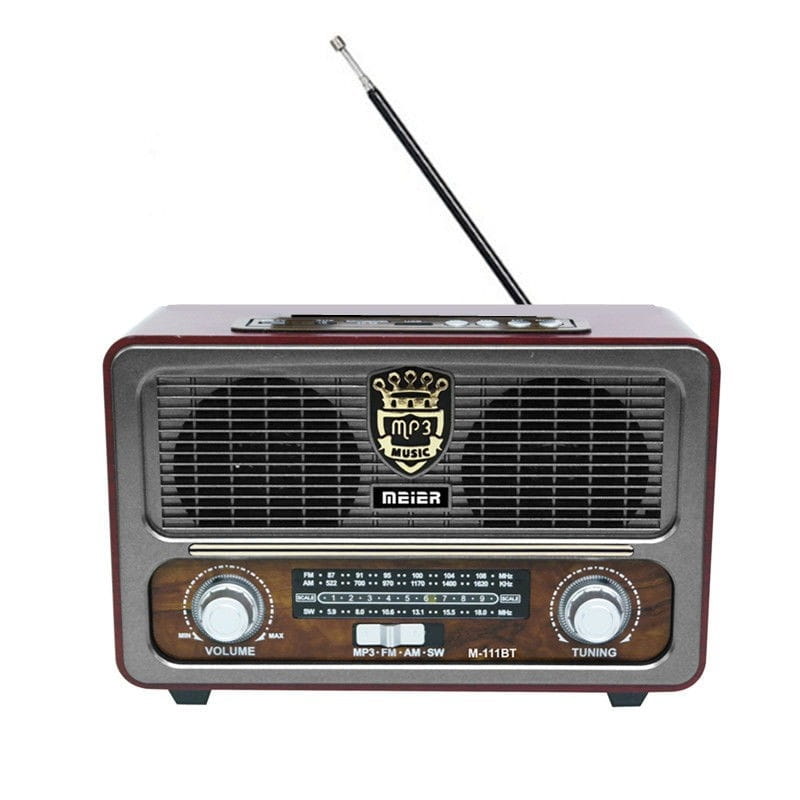 Export Desktop Retro Radio Full Band Bluetooth Speaker Portable