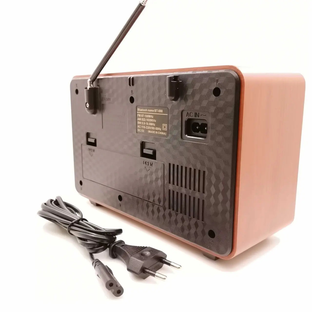 Export Desktop Retro Radio Full Band Bluetooth Speaker Portable