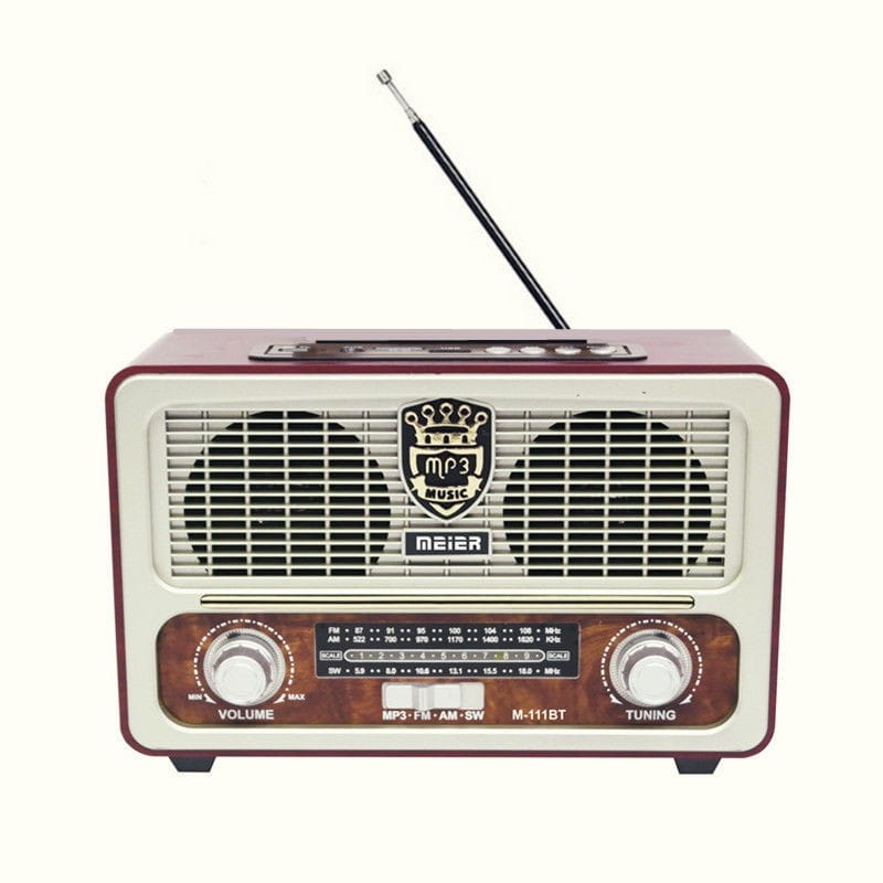 Export Desktop Retro Radio Full Band Bluetooth Speaker Portable