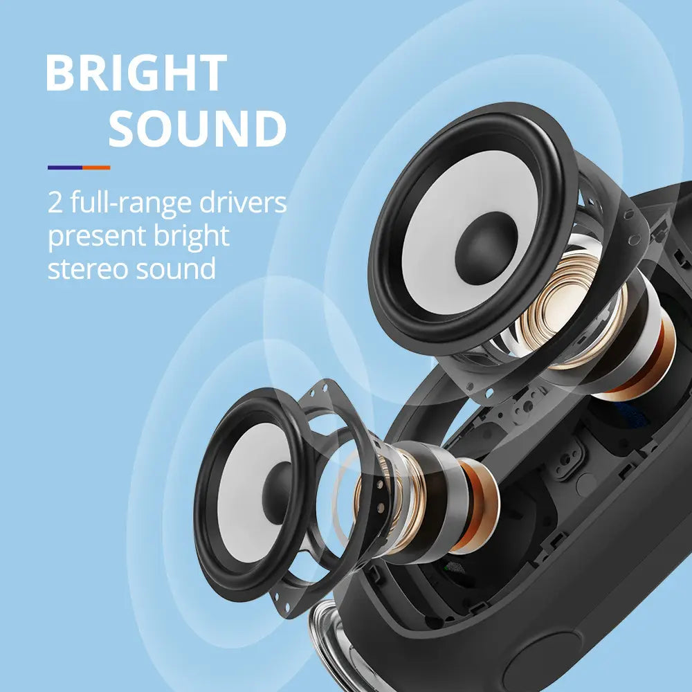 Outdoor Portable Strap Waterproof Bluetooth Speaker