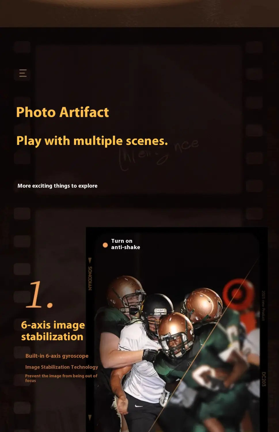 5K HD Digital Camera Front And Rear Dual Fast Viewfinder