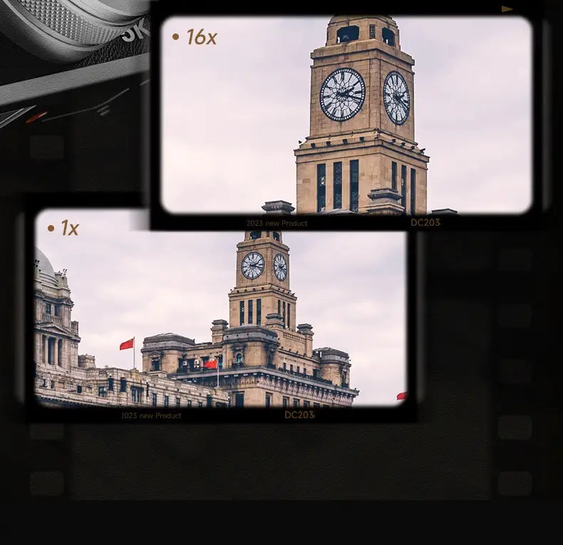 5K HD Digital Camera Front And Rear Dual Fast Viewfinder