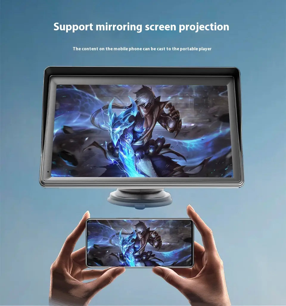 Reverse Rearview AUX Navigation Portable Car Recorder