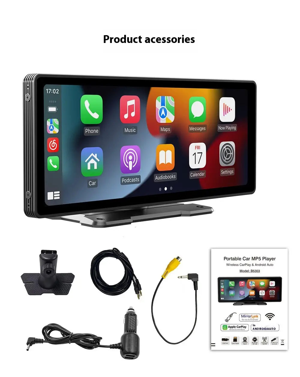 Reverse Rearview AUX Navigation Portable Car Recorder