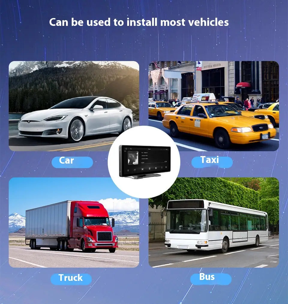 Reverse Rearview AUX Navigation Portable Car Recorder