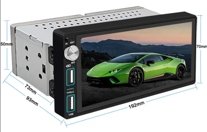All-in-one Bluetooth Rear View Car Player