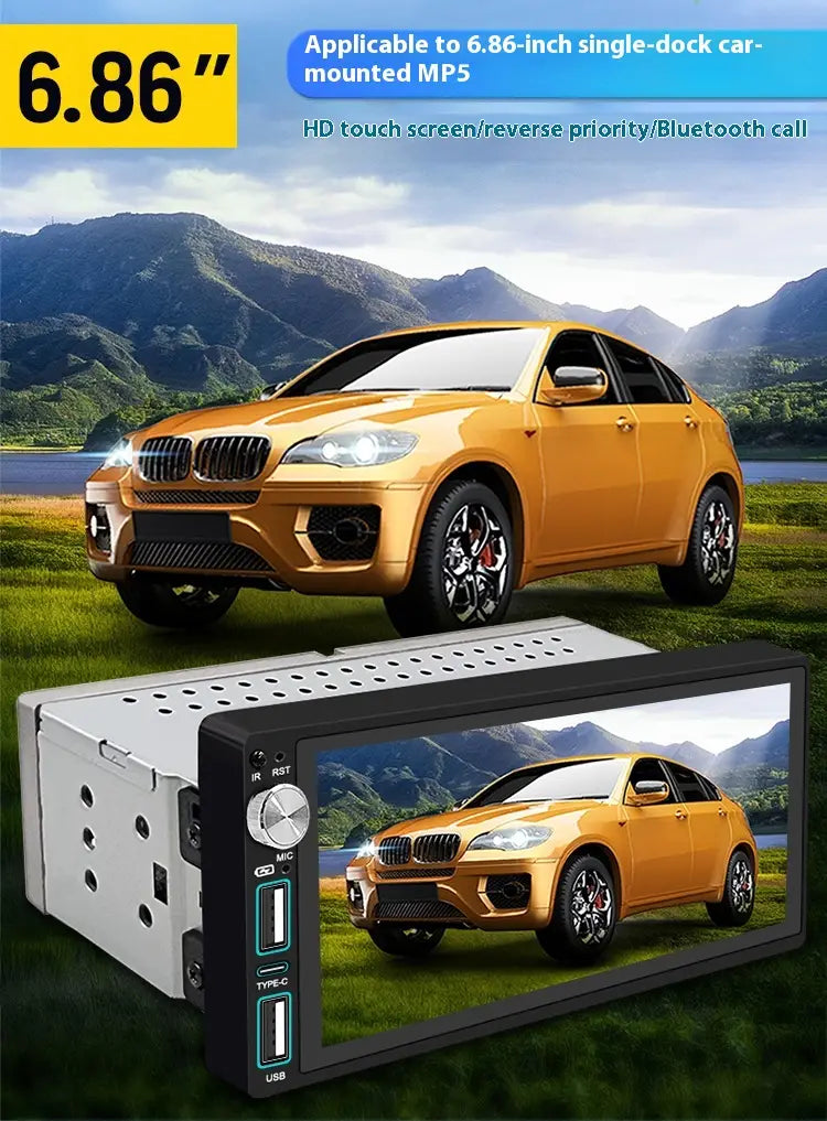 All-in-one Bluetooth Rear View Car Player