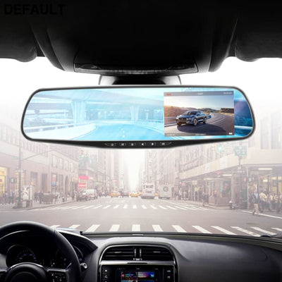24H Cycle Recording Dash Camera Rear View Dual Lens 1080P HD Cam Video Recorder Mirror Black Box 4.3 in Car DVR 32GB
