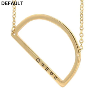 26 English Letter Pendant European Titanium Steel Necklace - necklace Sterling Silver Necklaces