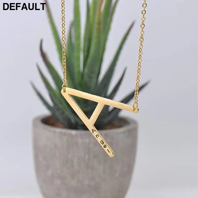 26 English Letter Pendant European Titanium Steel Necklace Sterling Silver Necklaces