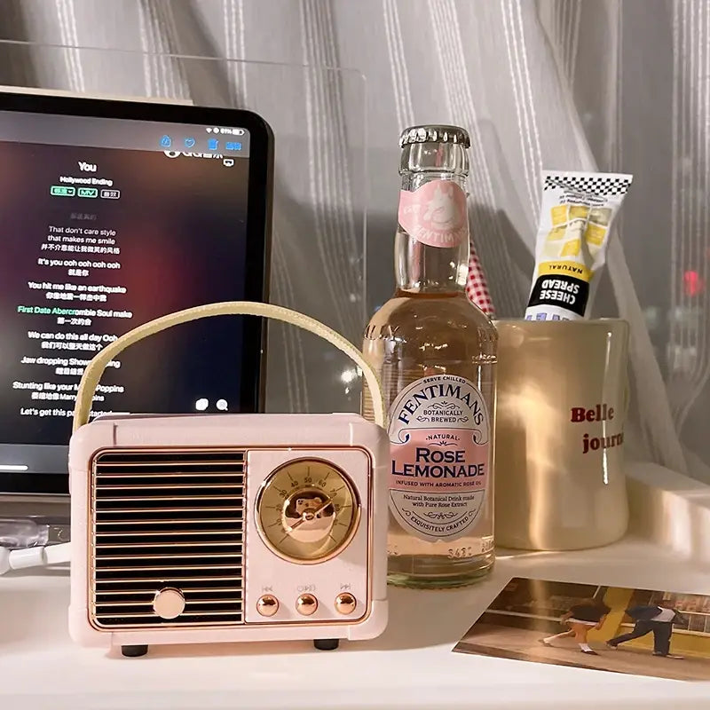 Diy Retro Mini Portable Card Speaker