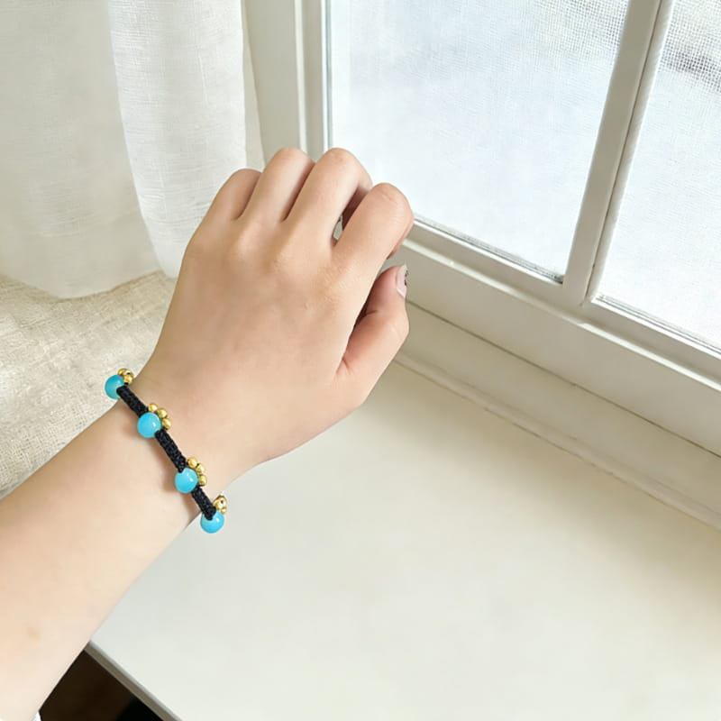 Retro Cat Claw Beaded Braided Bracelet For Women